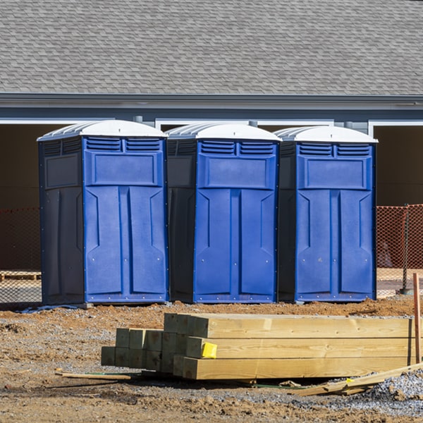 are there different sizes of portable toilets available for rent in Huntley WY